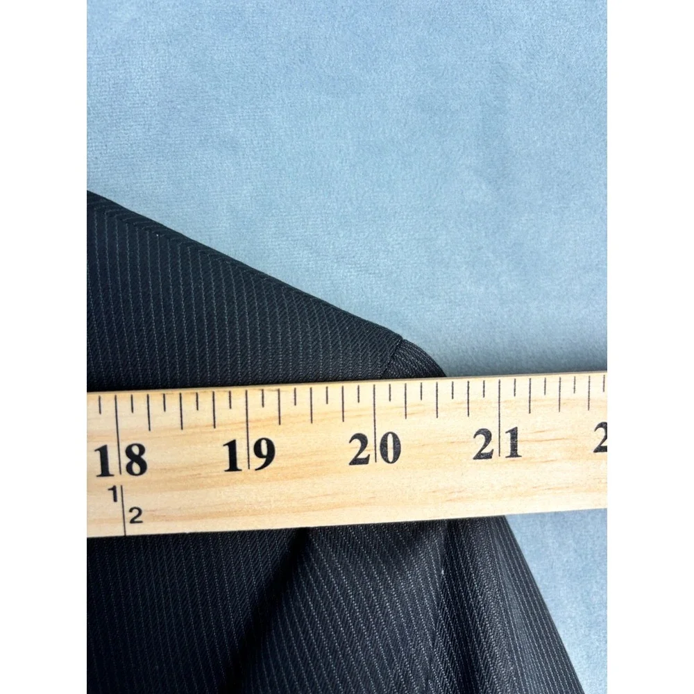Jos. A. Bank Signature Collection Suit Jacket 46R Dark Navy Fineline Wool Blazer
